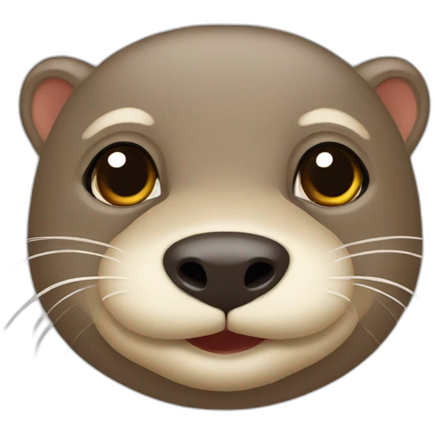 Loutre sur totue emoji