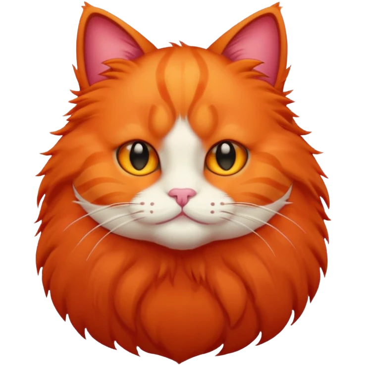 Red cat  emoji