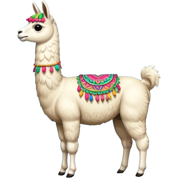 full body llama  emoji