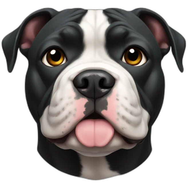 Black American bully emoji