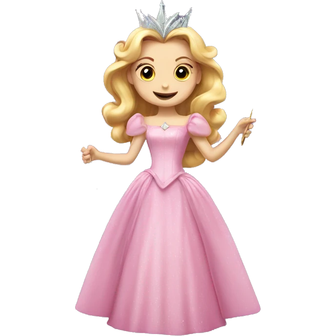 Glinda with magic wand emoji