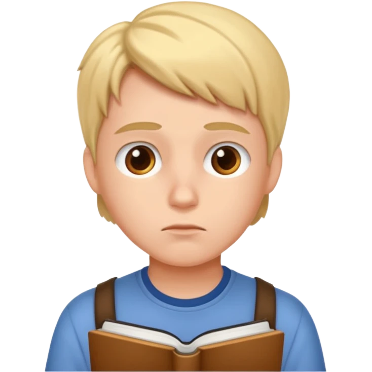 thinking student emoji