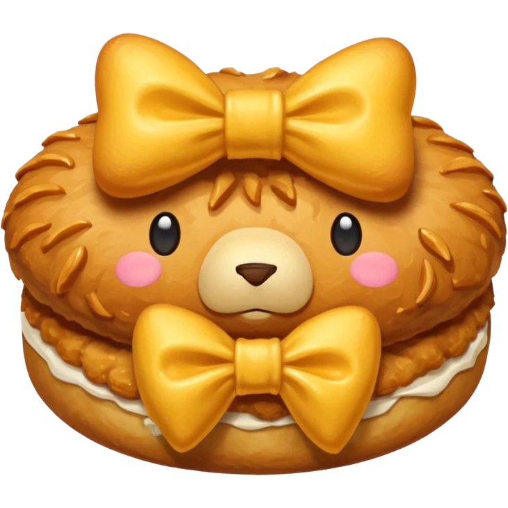 Nuggets with a bow emoji