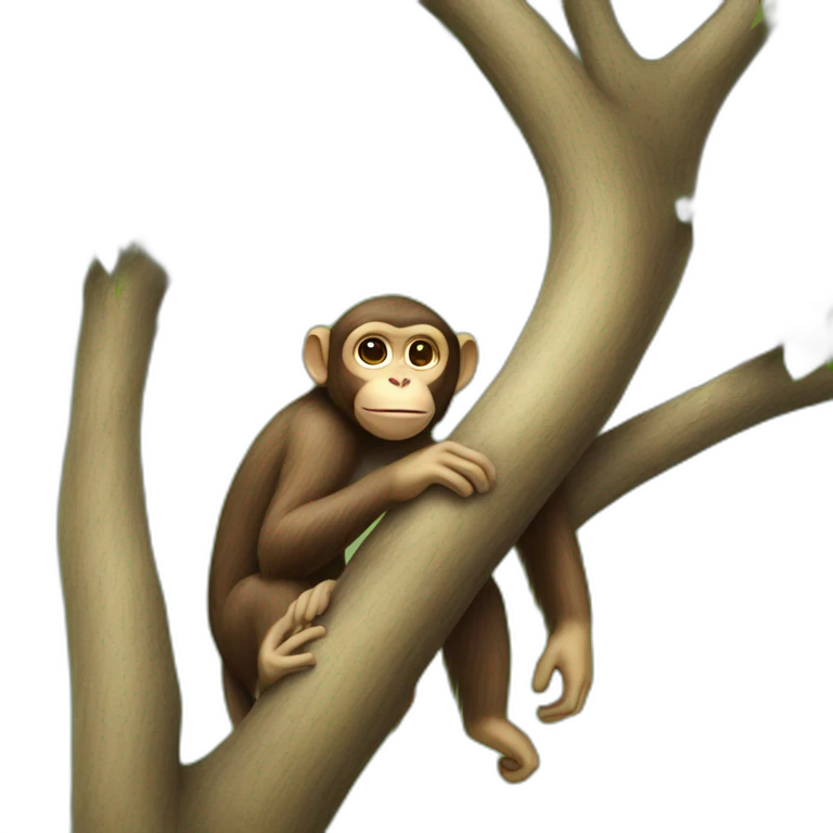 Monkey in tree emoji