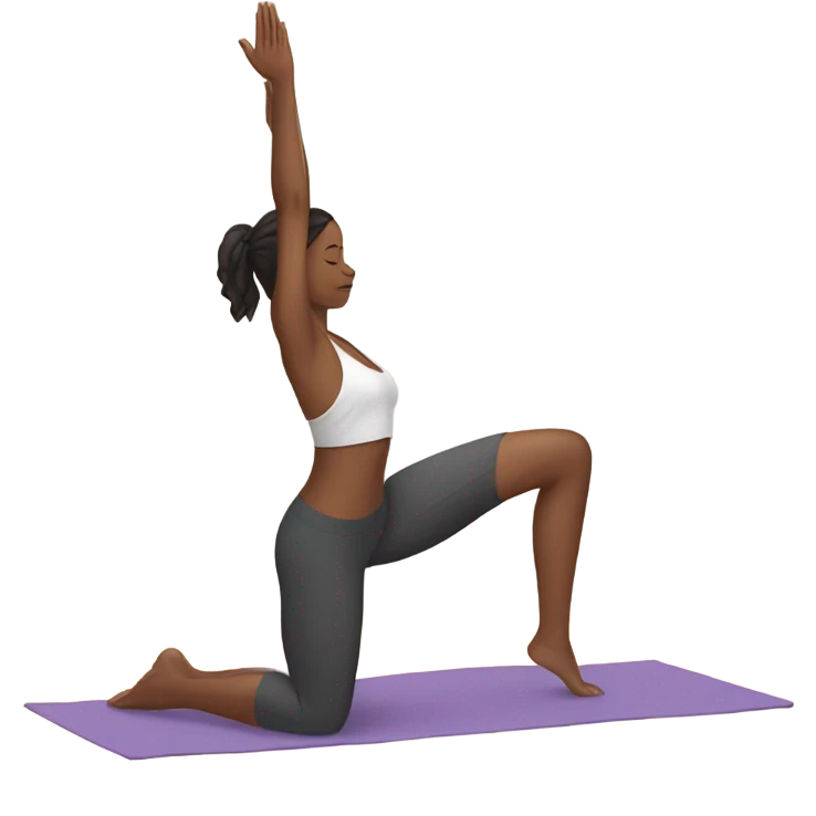Yoga chick emoji