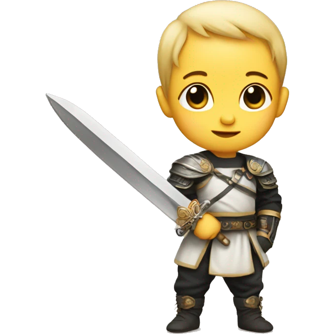 baby with sword emoji