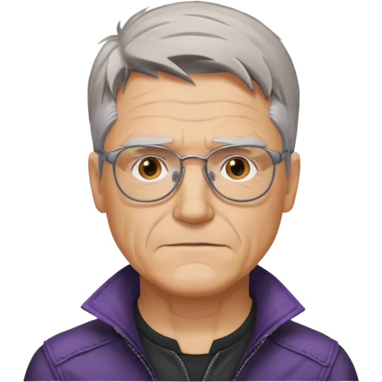 old Hawkeye  Clint Barton with glasses 
 emoji