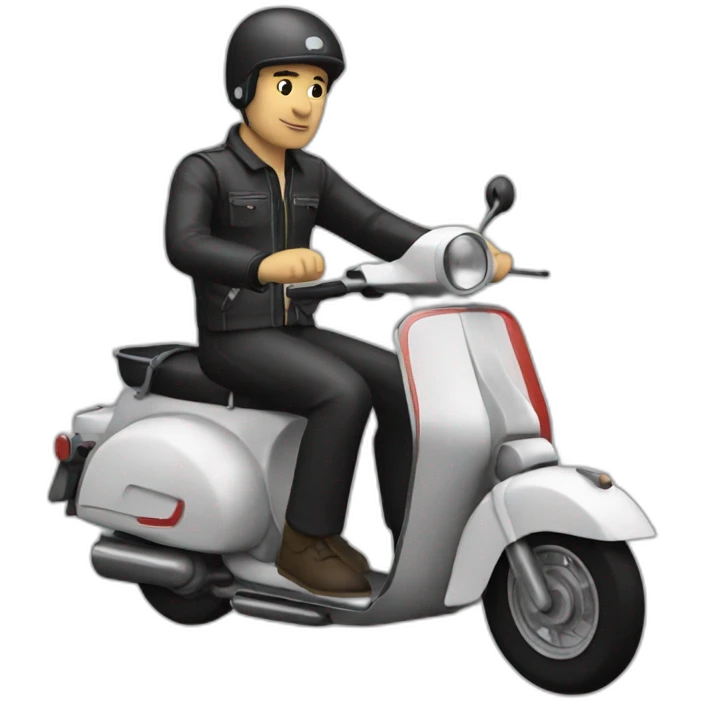 mod scooterist emoji