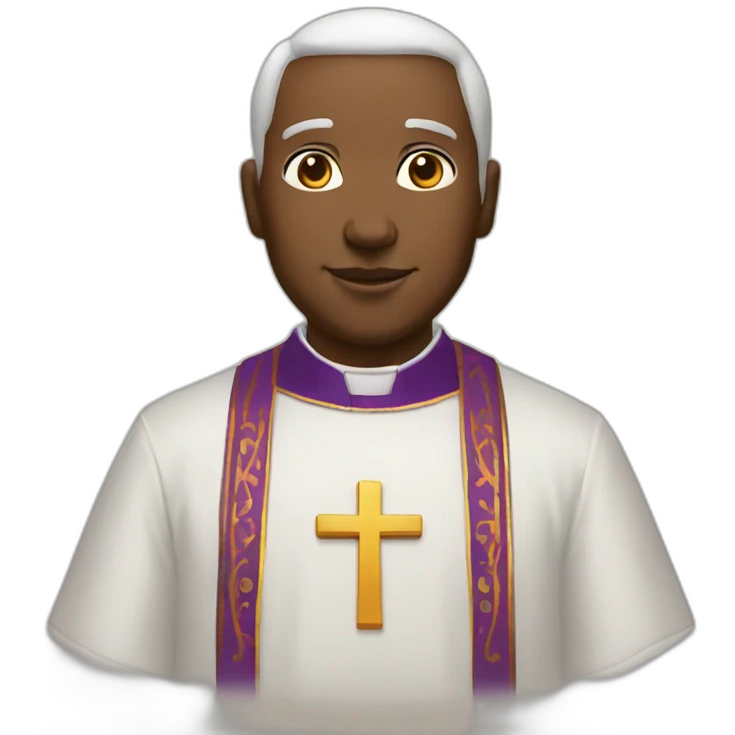 Priest who blesses emoji