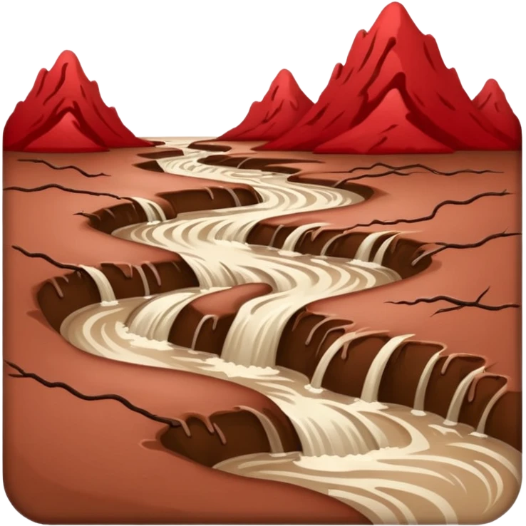 red river flowing emoji