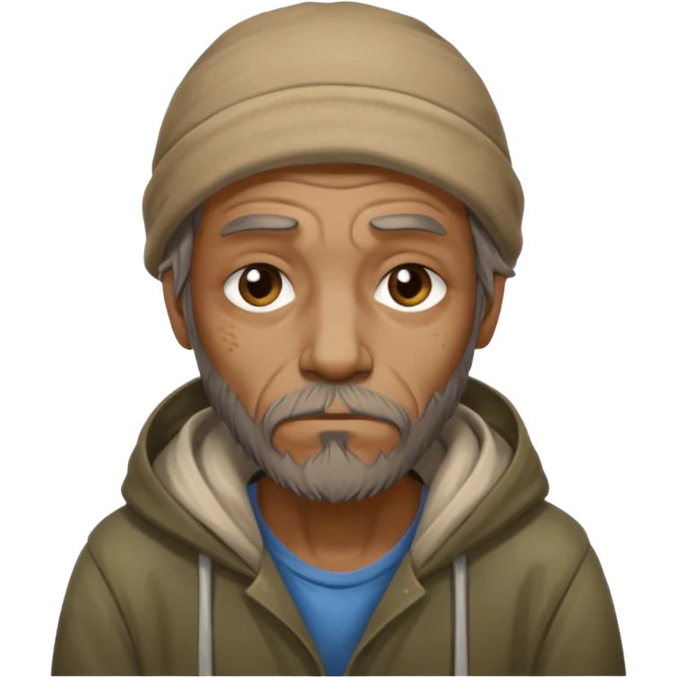 Homeless man emoji