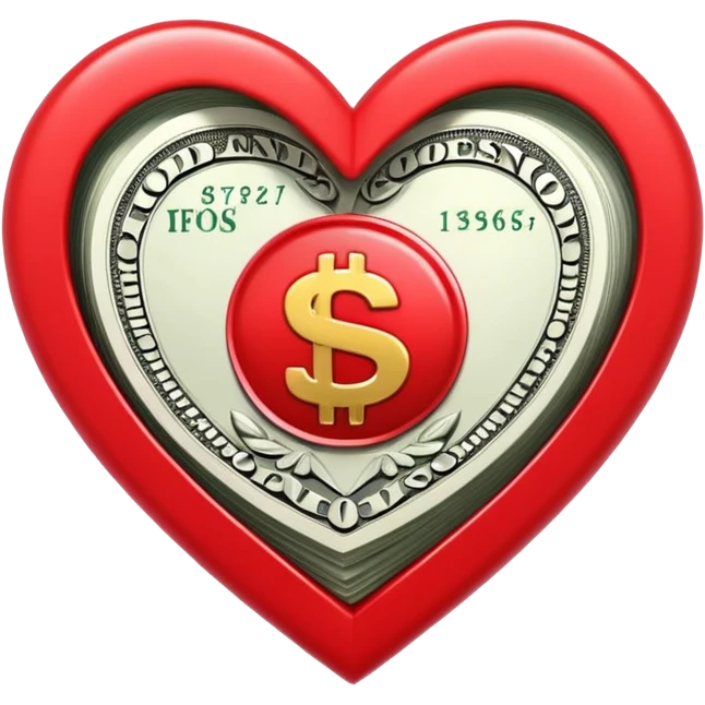 heart money emoji