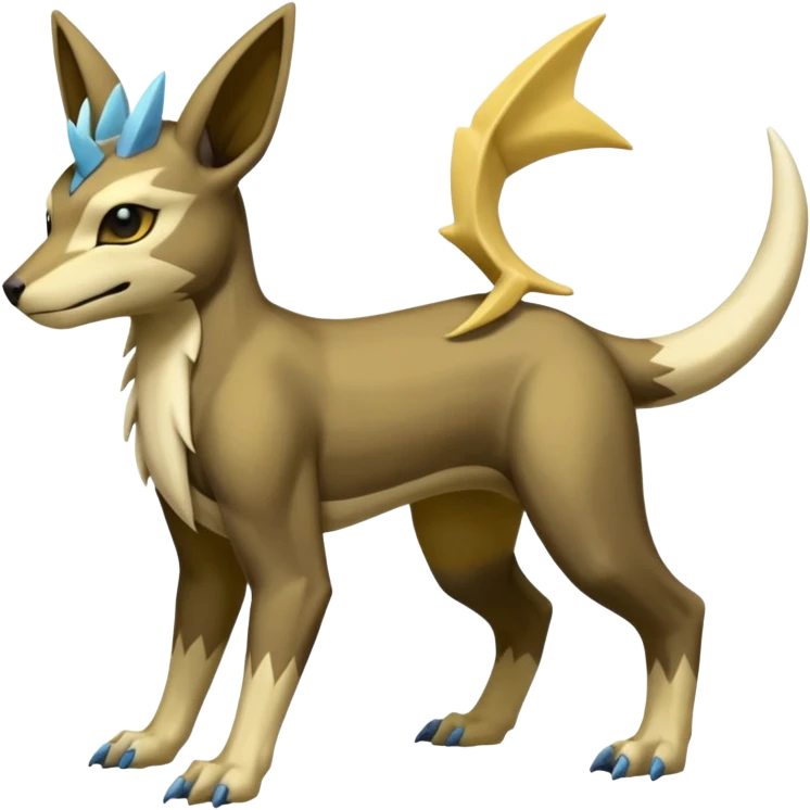 Manectric-Electrike-Lucio-Cubone-Umbreon-Marowak-Draco-Fakémon-hybrid-creature (full body), 4 legs emoji