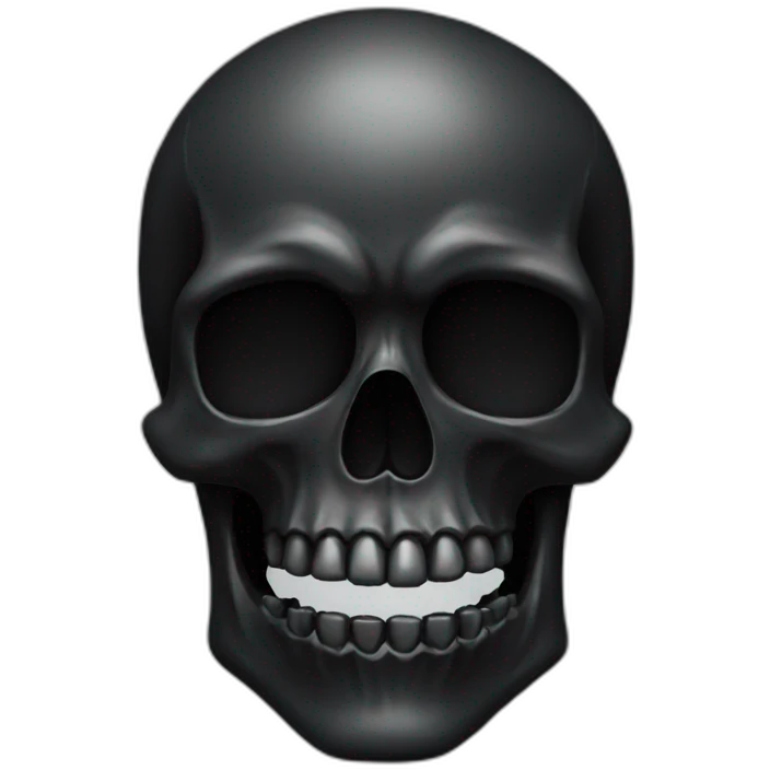 black skull emoji