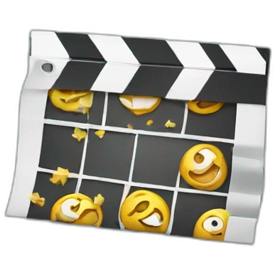 a filmstrip emoji