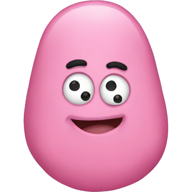 Pink pou emoji