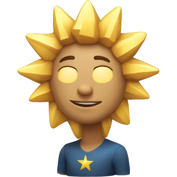 estrella como sol emoji
