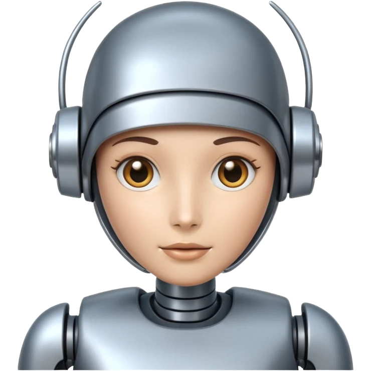 Robot assistant emoji