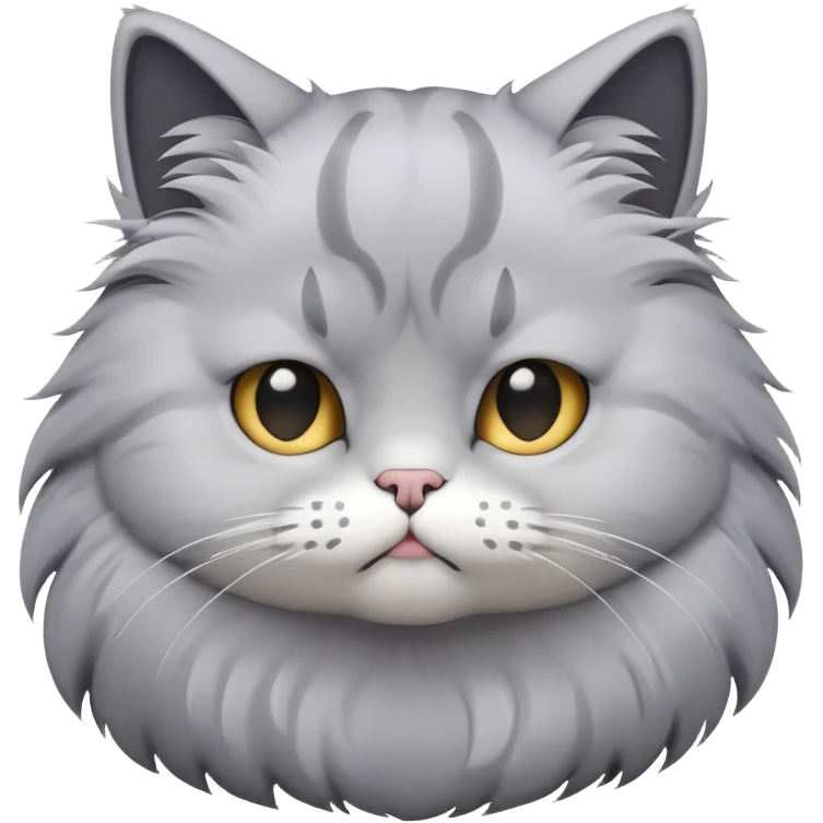 meme cat with sad expression emoji