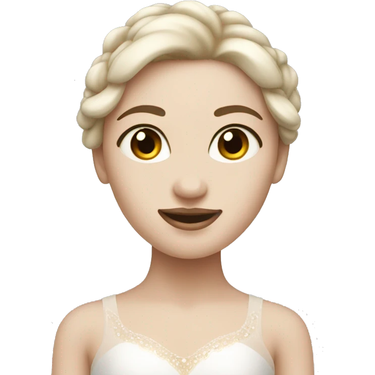 white skin ballerina emoji