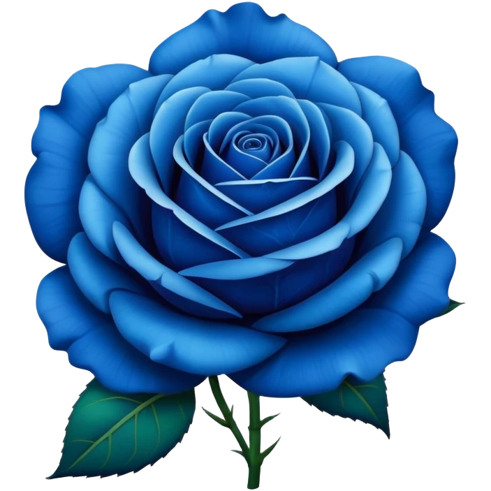 Blue Rose emoji