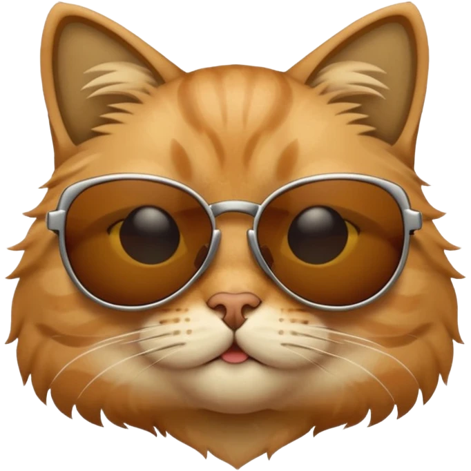 Cat wearing sunglasses emoji