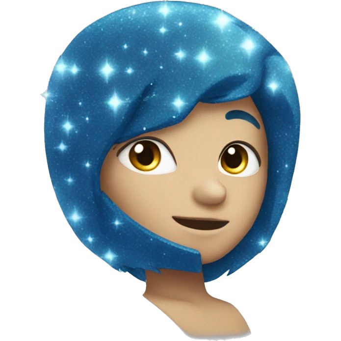 blue sparkle emoji