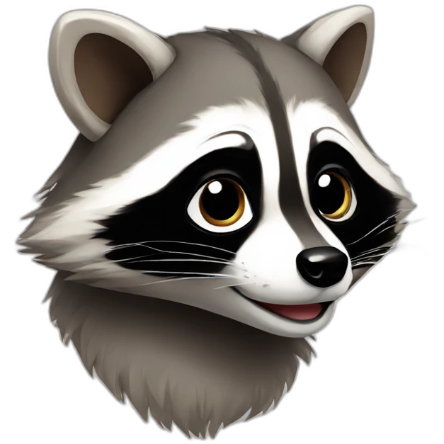 Cute-raccoon emoji