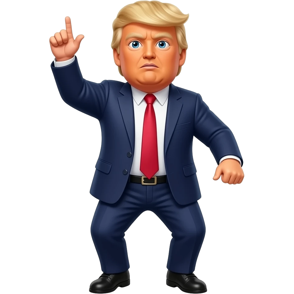 Donald trump dancing emoji