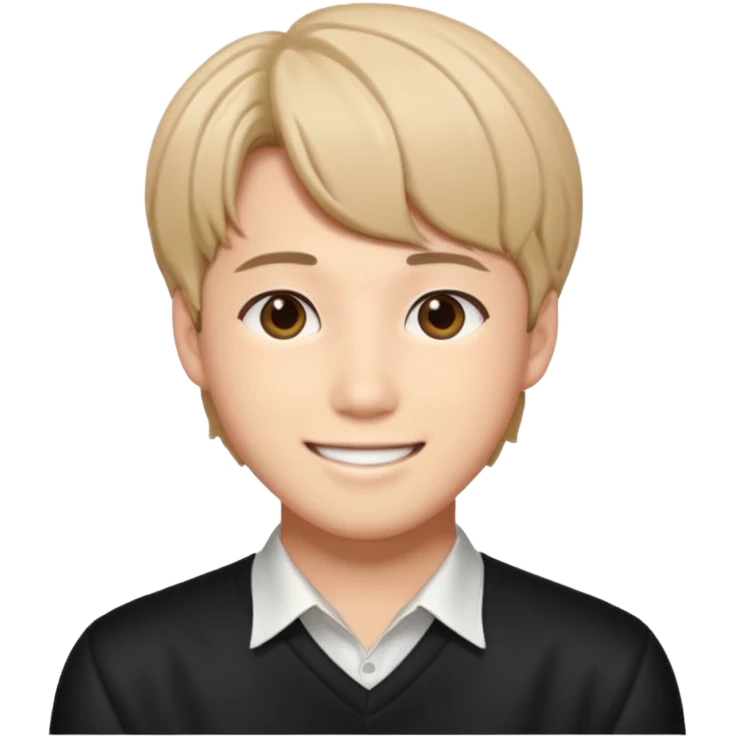idol V, BTS group emoji