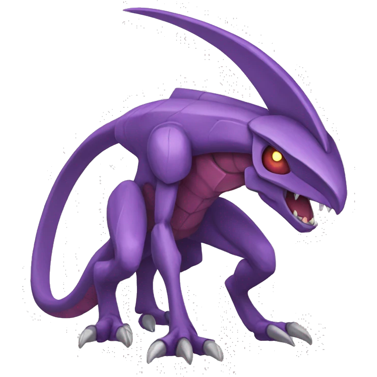  Edgy Genesect-Raptor full body emoji