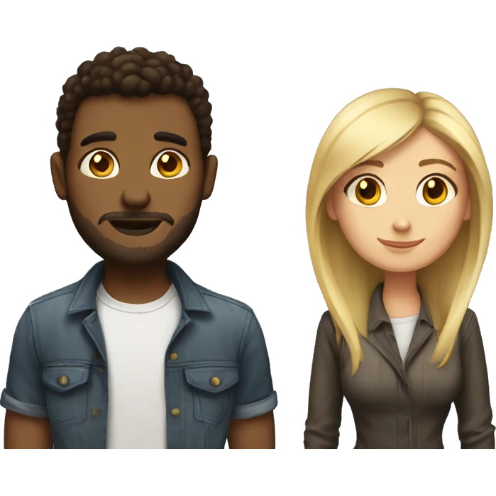 Short boyfriend and tall girlfriend  emoji