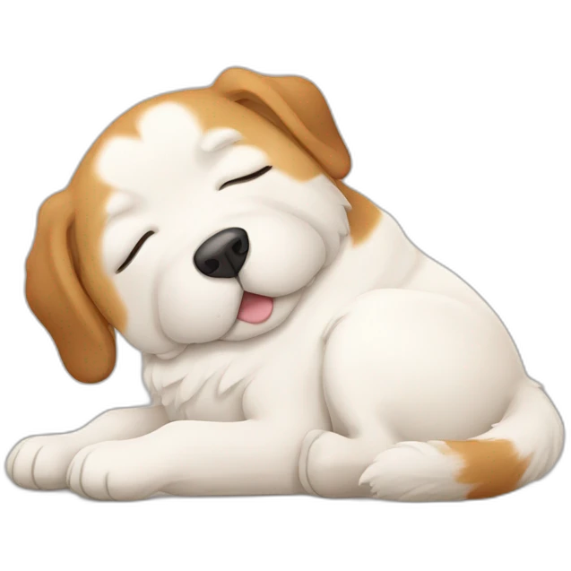 alabai dog sleep emoji