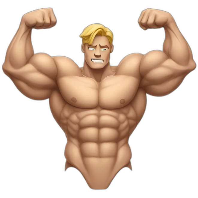 Anatomy flex biceps emoji