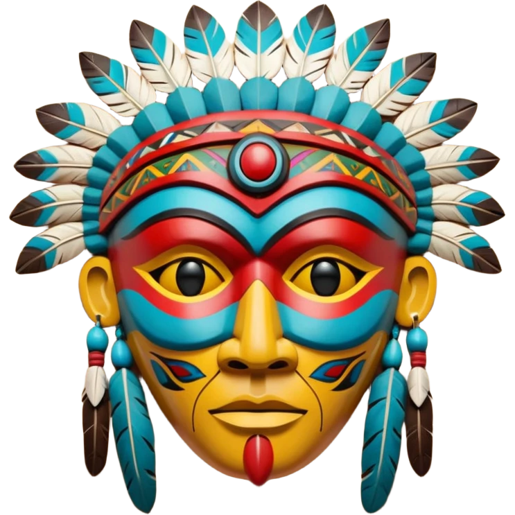Native American Spirit Mask emoji