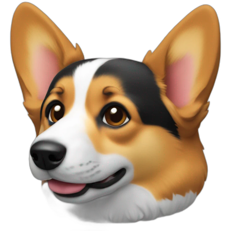 Corgi-computer-coding emoji