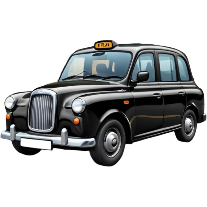 london black taxi emoji