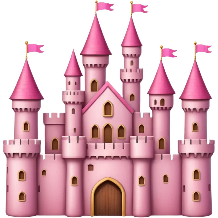 castle with pink colours emoji