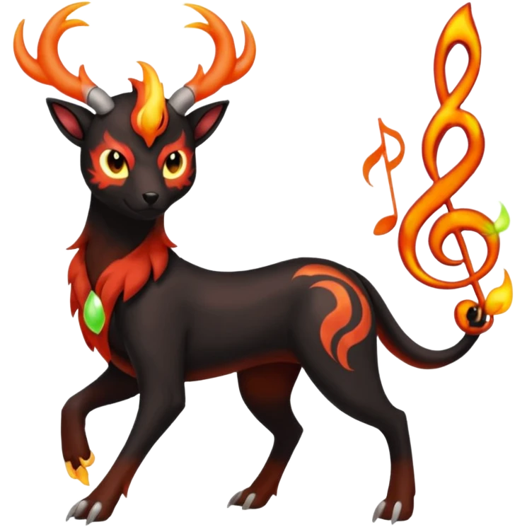 Darkrai-Houndoom-Meloetta-Fakémon-creature-hybrid-fusion, full body emoji