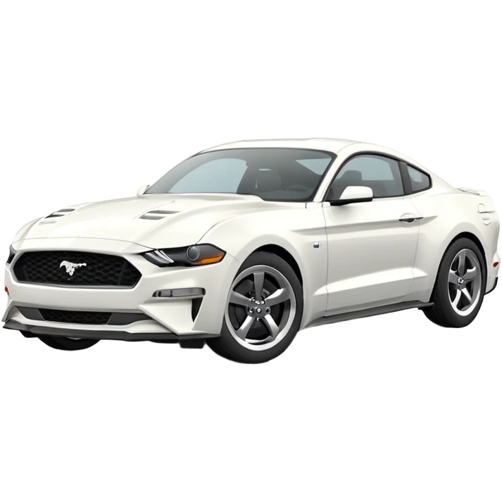 2018 white mustang emoji