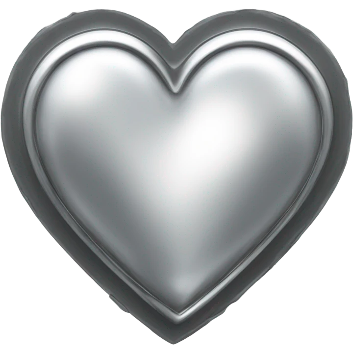 Chrome heart emoji