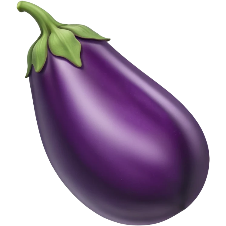 A big juicy eggplant emoji
