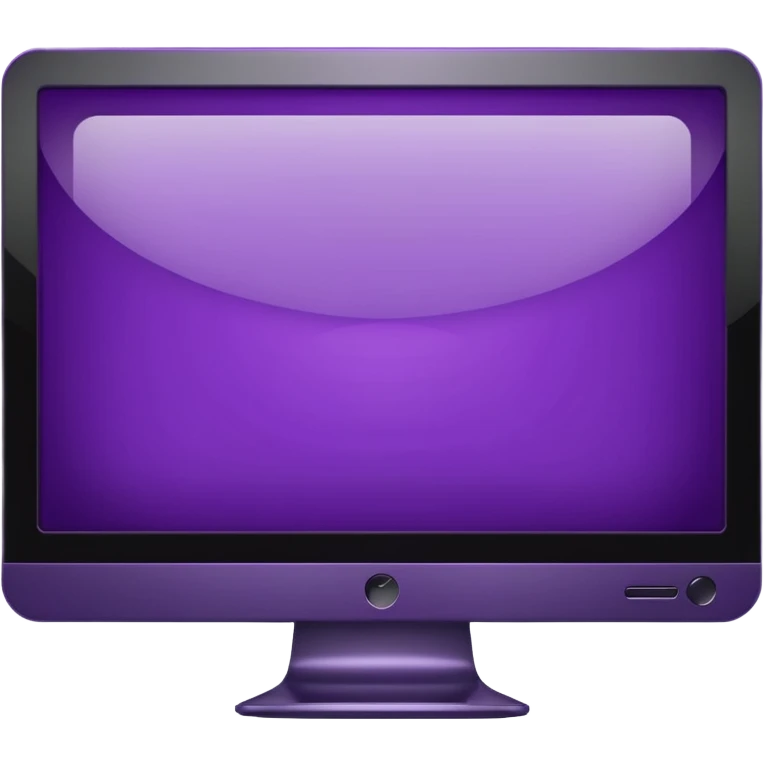 dark purple wide screen monitor emoji