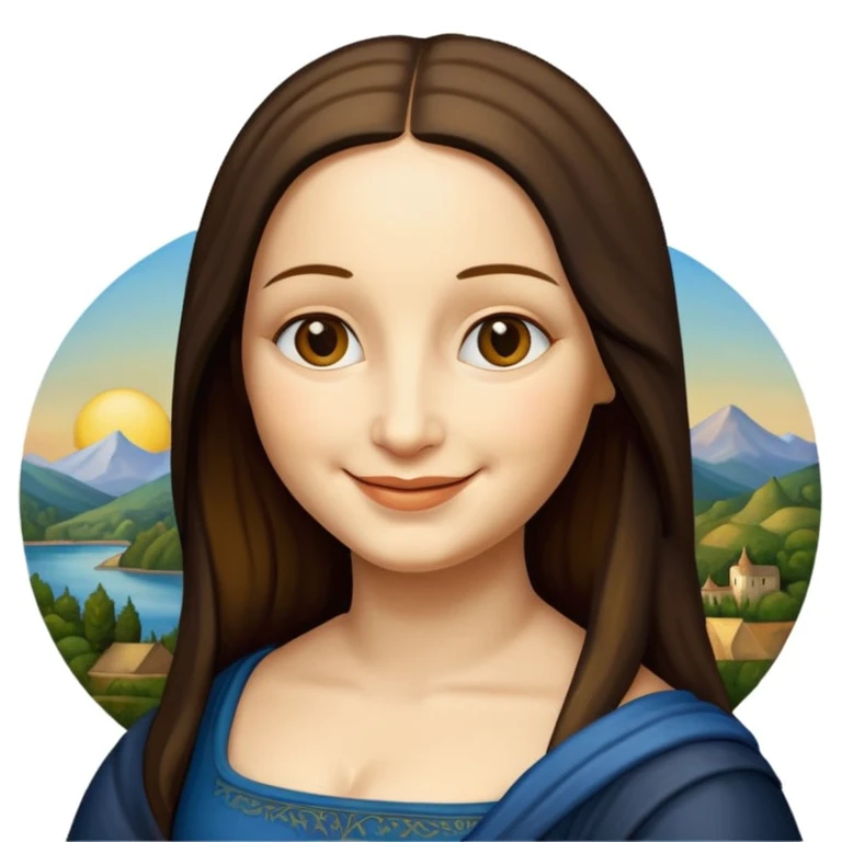 monalisa painting emoji