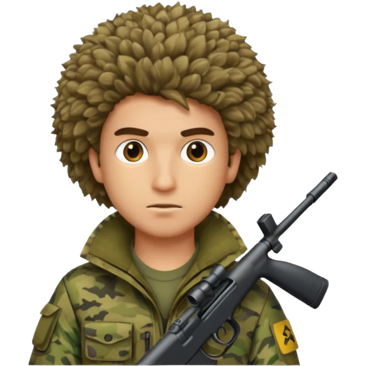 bushy sniper emoji