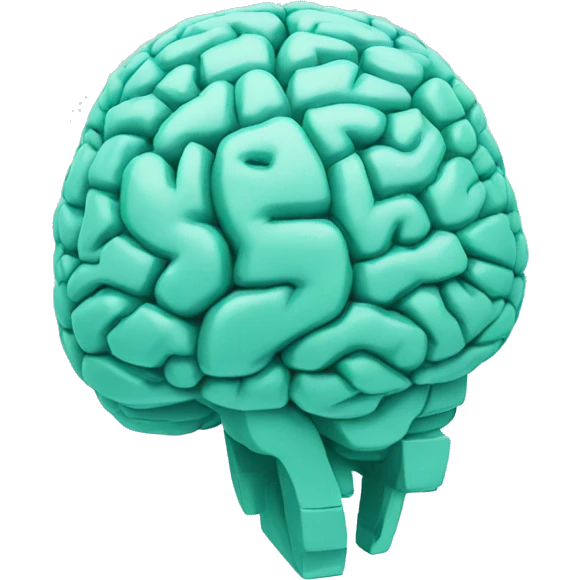 turquoise-human-brain emoji