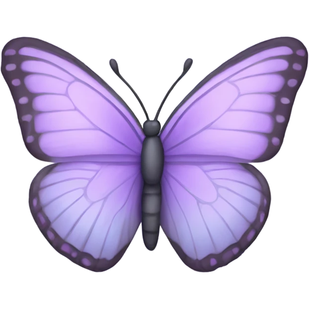 Pastel purple butterfly  emoji