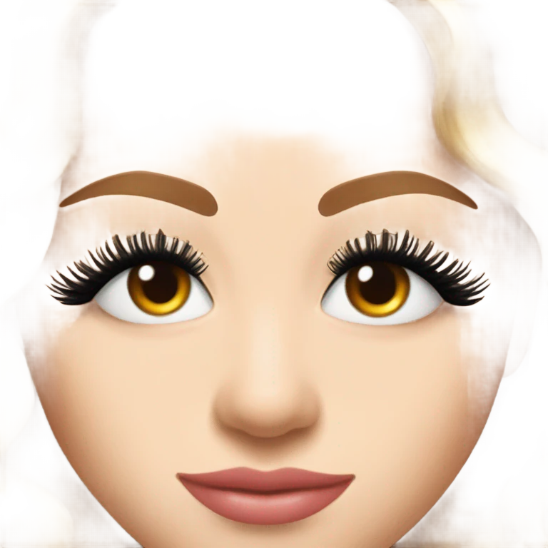 Fake lashes by them self emoji