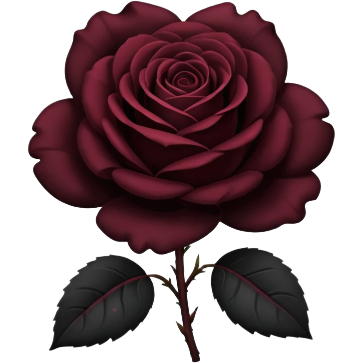 Black rose Emoji emoji