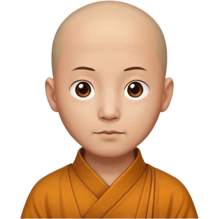 Chinese monk emoji